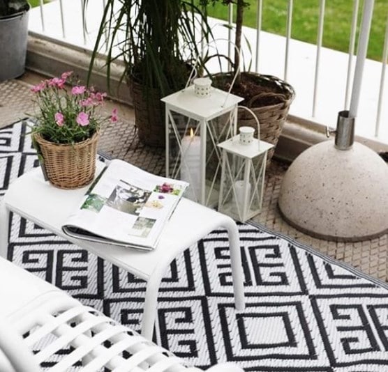 balcony decor rugs