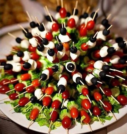 party table decoration olives