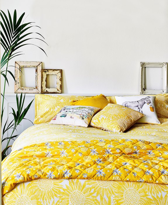 yellow bed improvement ideas beezzly