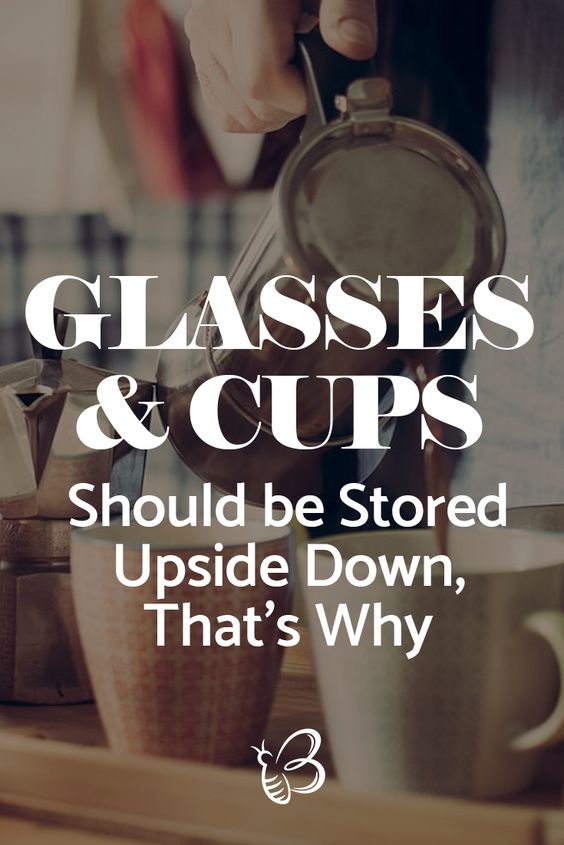 Should You Store Glasses Right Side Up or Upside Down?