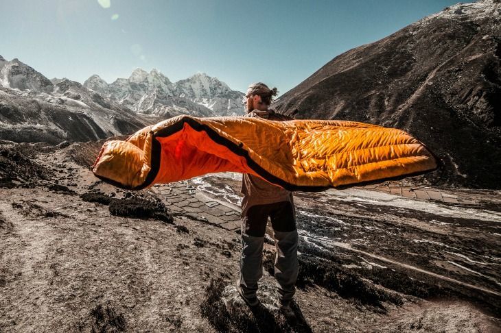 how to wash a down sleeping bag 