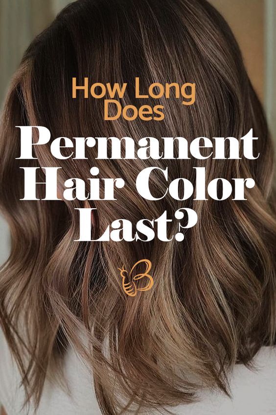 permanent hair color last