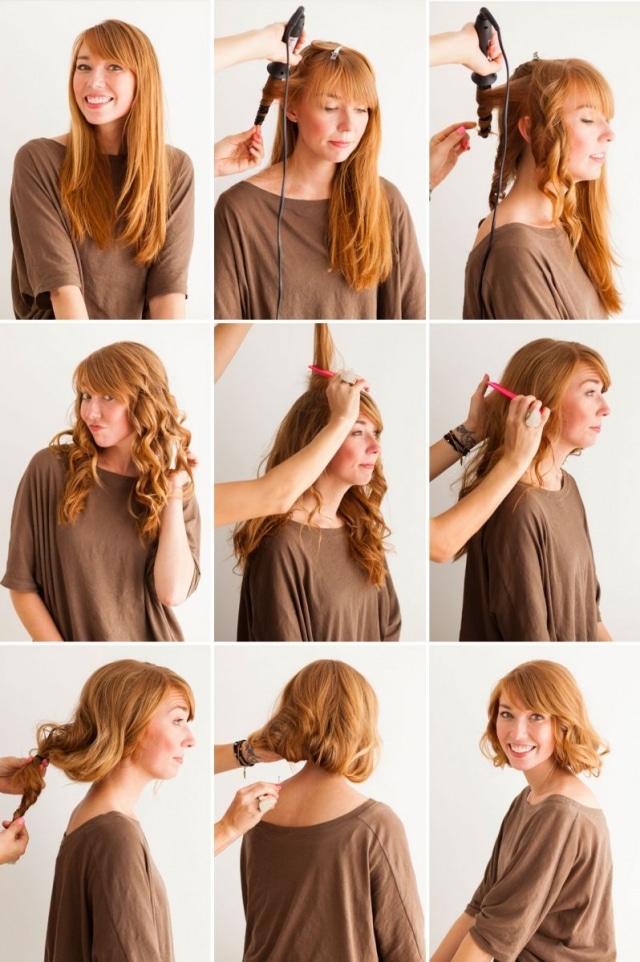 How to make your hair look shorter