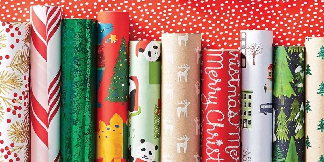 Home. wrapping paper storage. 