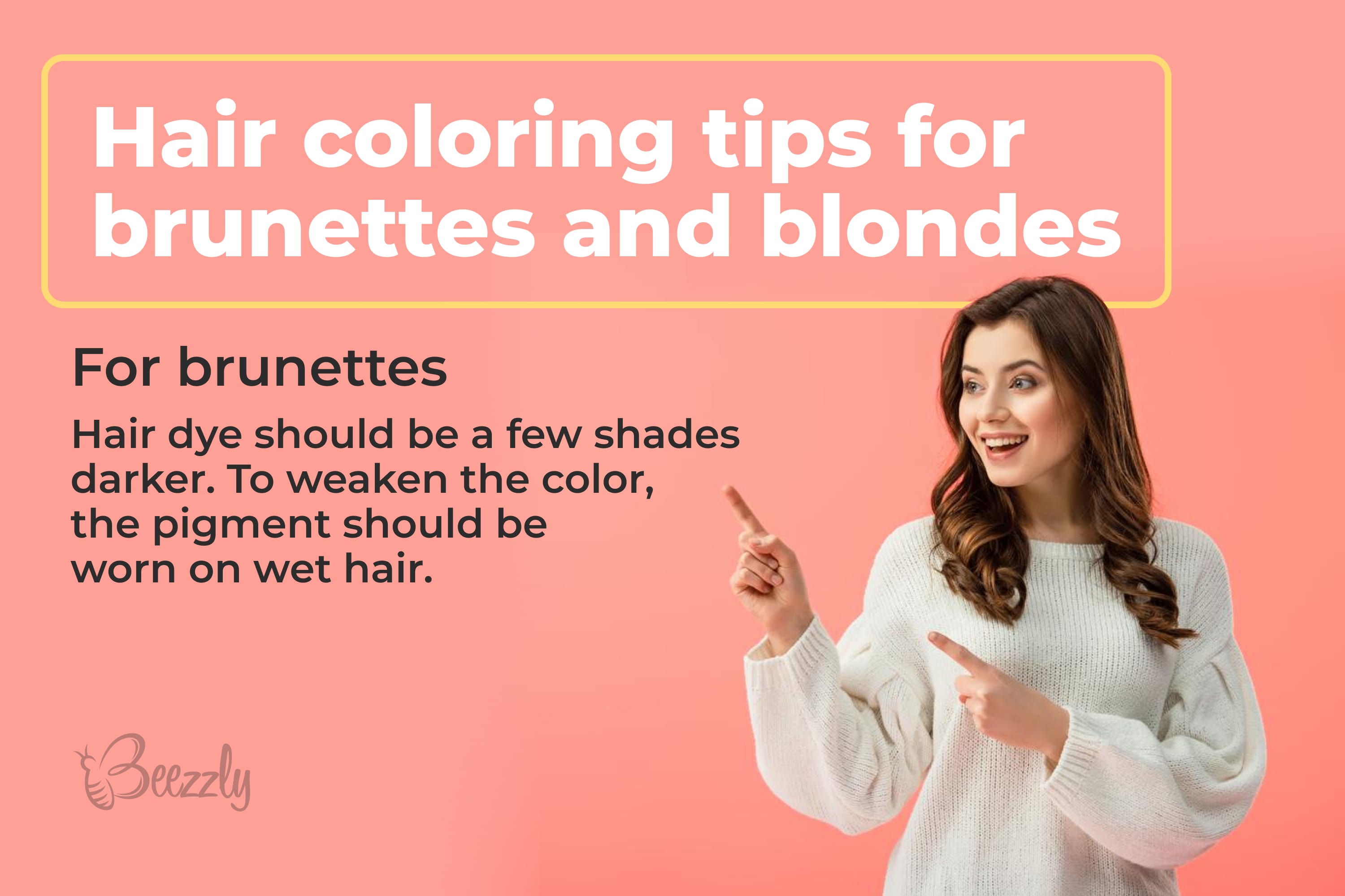 Hair coloring tips for brunettes