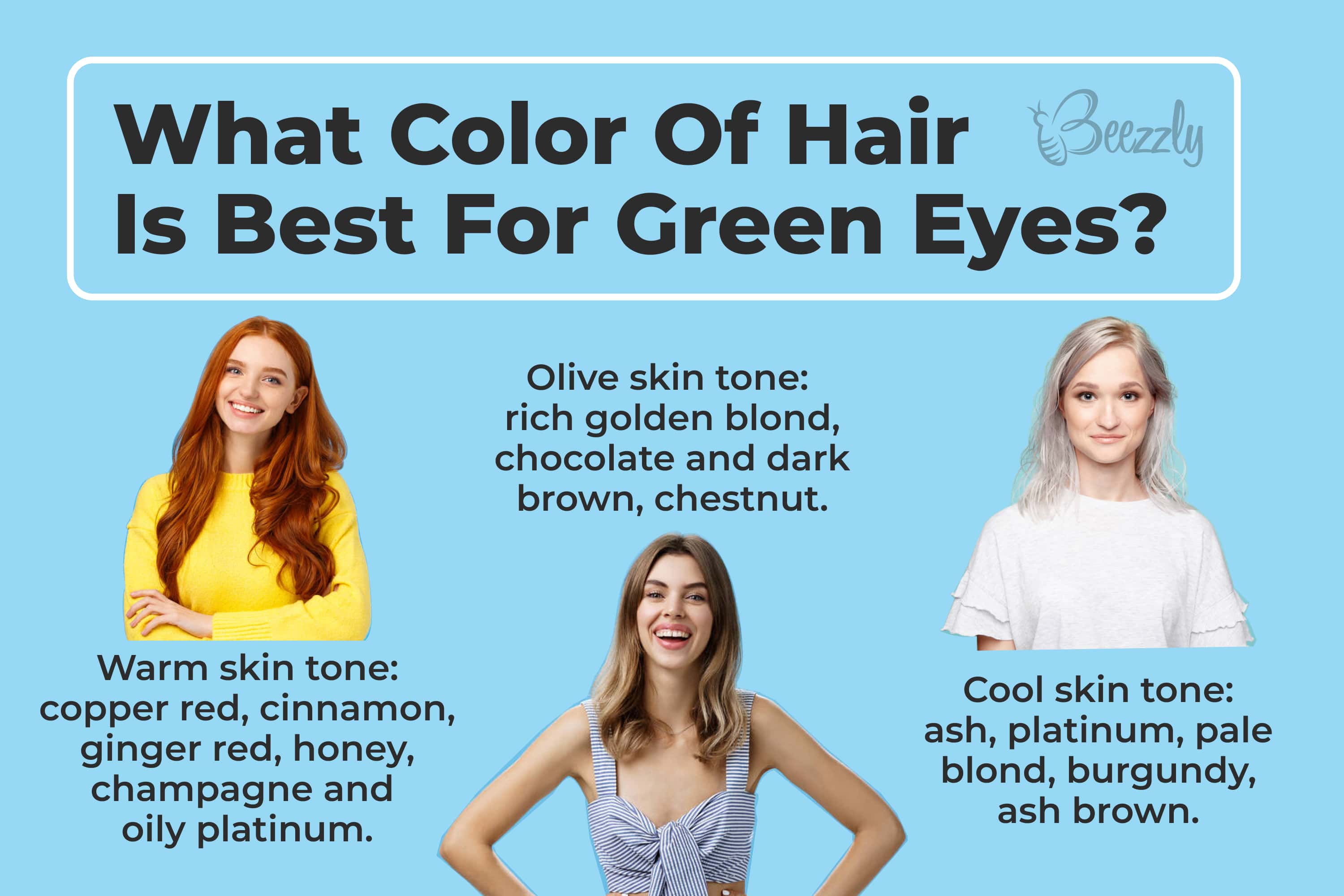 What Color of Hair Is Best for Green Eyes