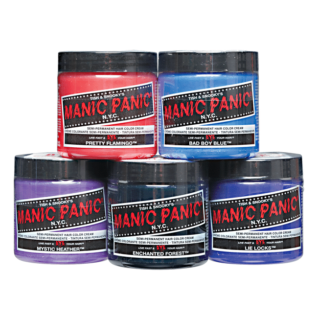 Can you dye synthetic hair with manic panic