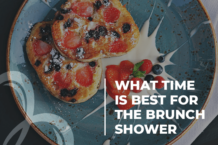 What time is best for the brunch shower