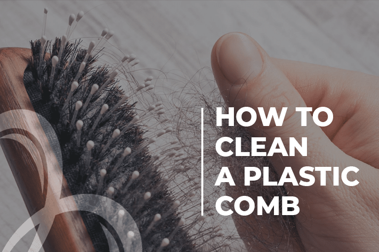 How to Clean a plastic comb