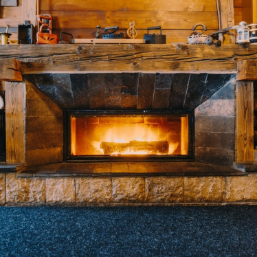 how big should pilot light be on gas fireplace