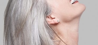how to make gray hair smooth and shiny