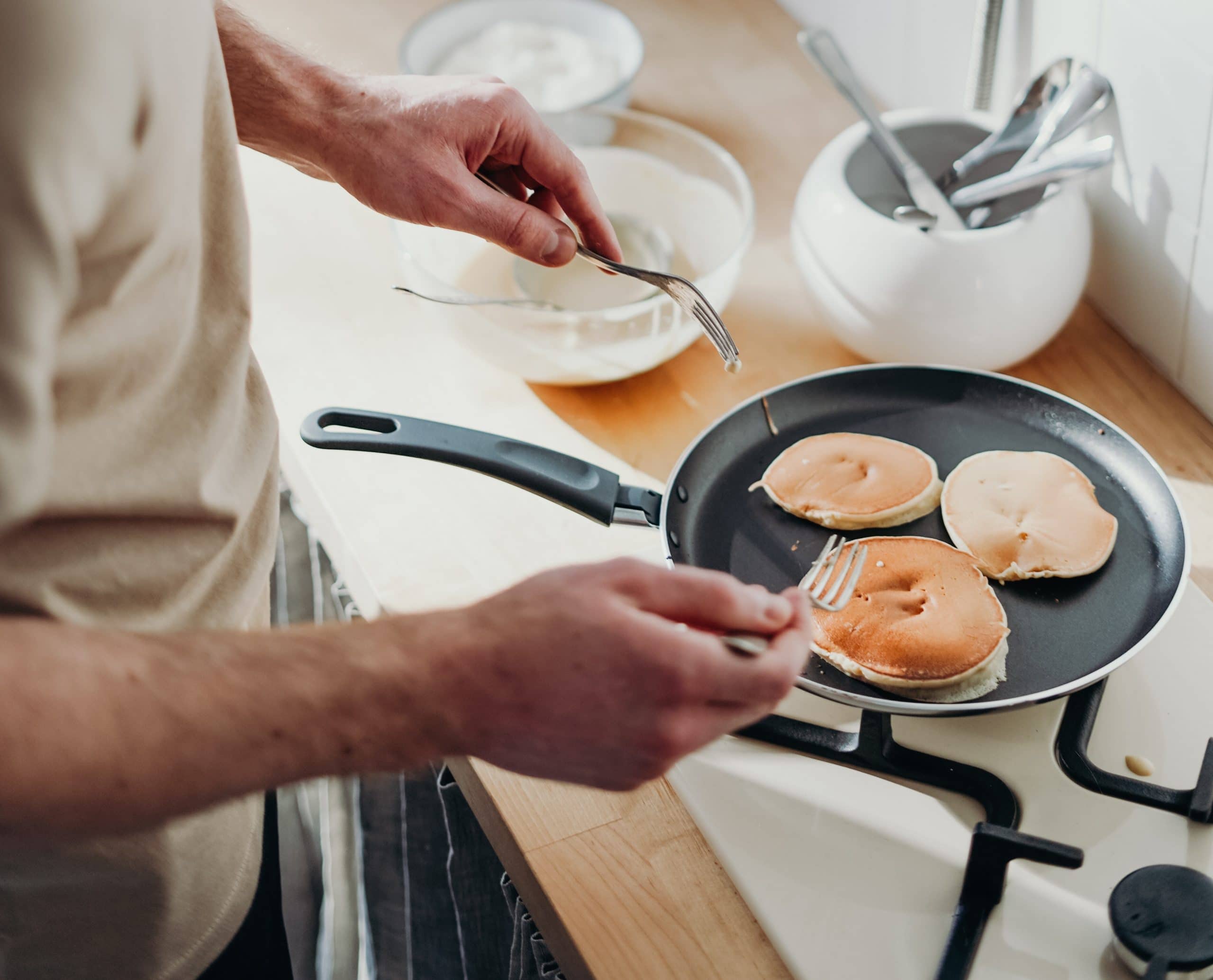 remove baked on grease from stove