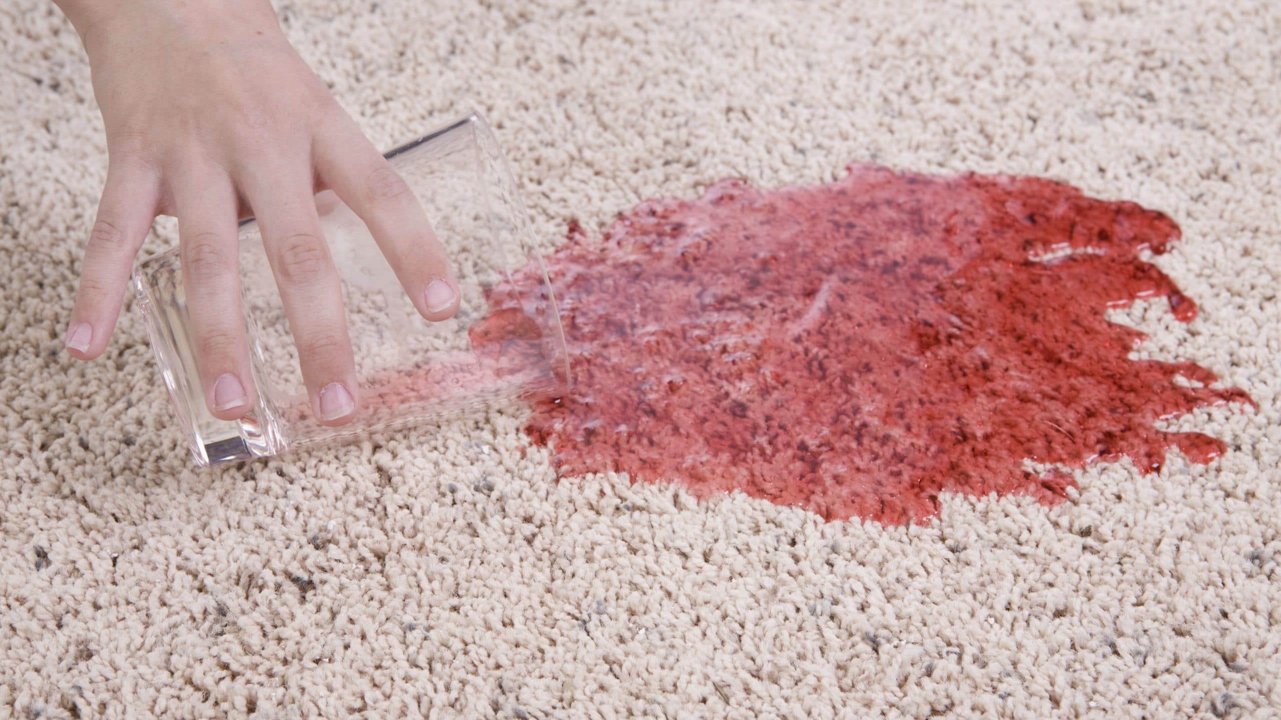 remove cranberry stain
