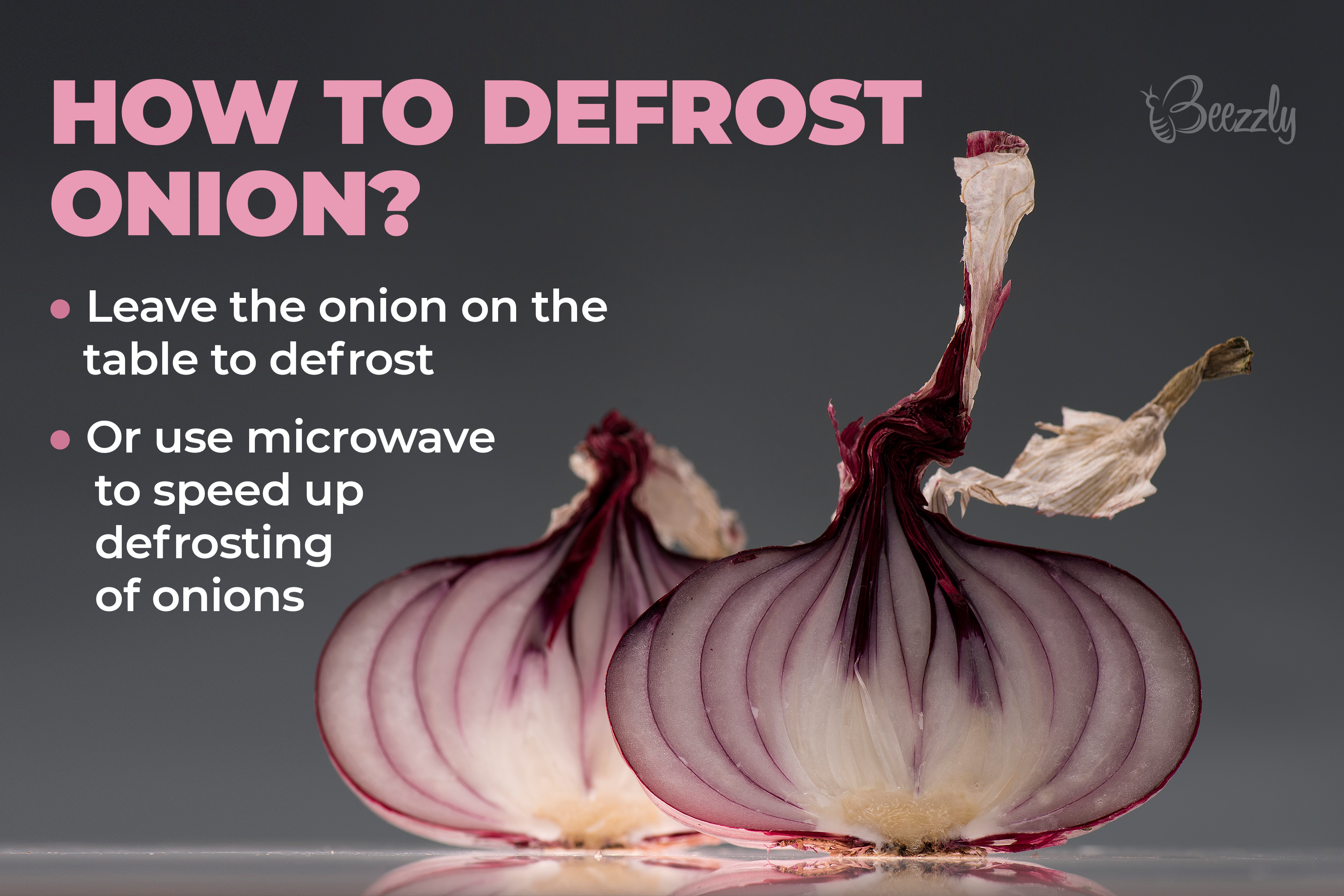 How to defrost onion