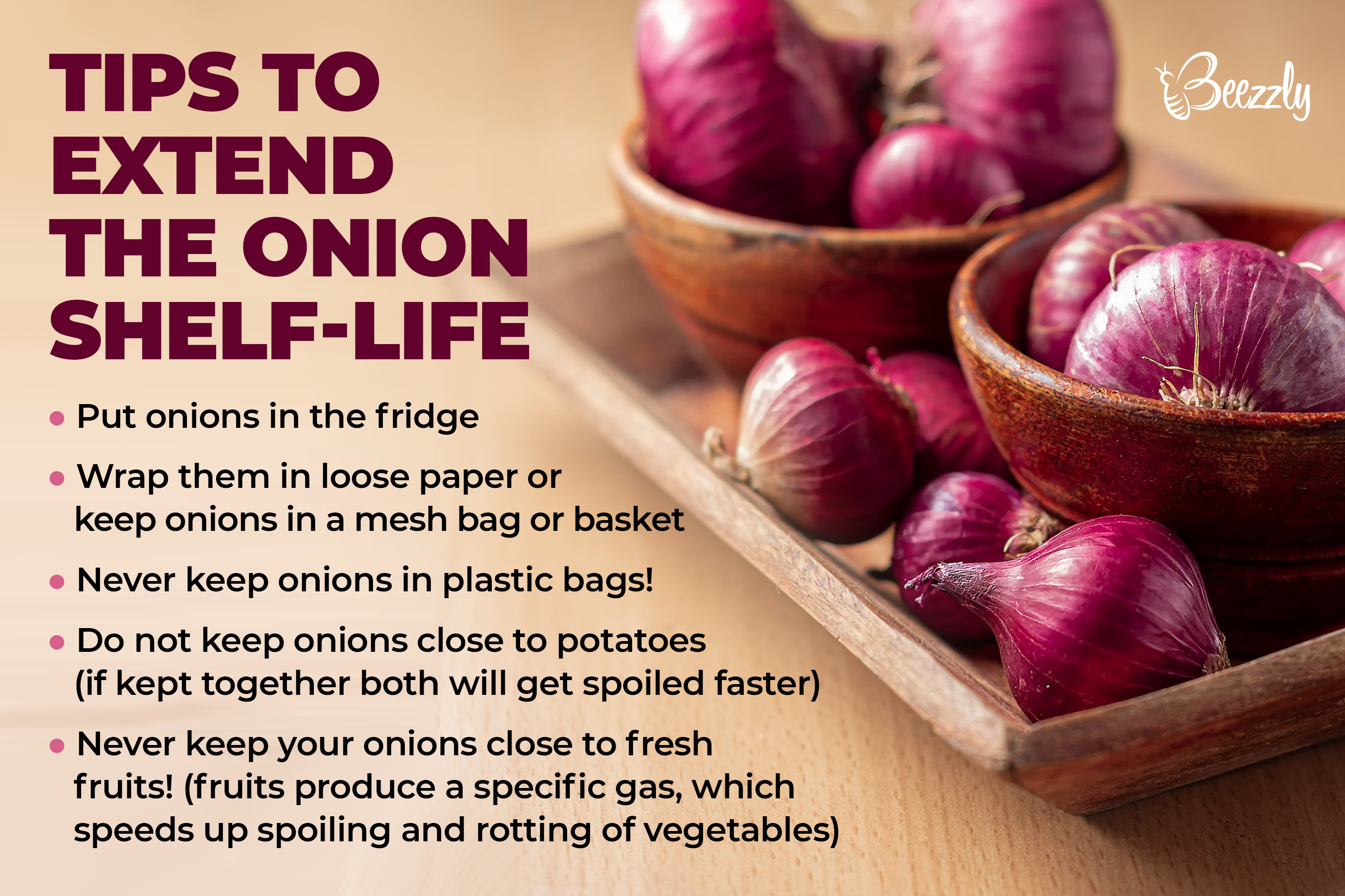 How to extend the onion shelf life