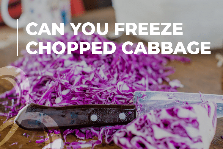 can you freeze chopped cabbage