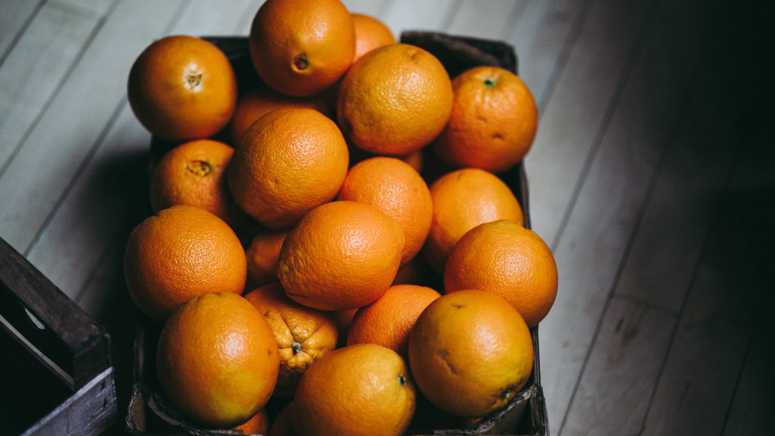 freezing oranges