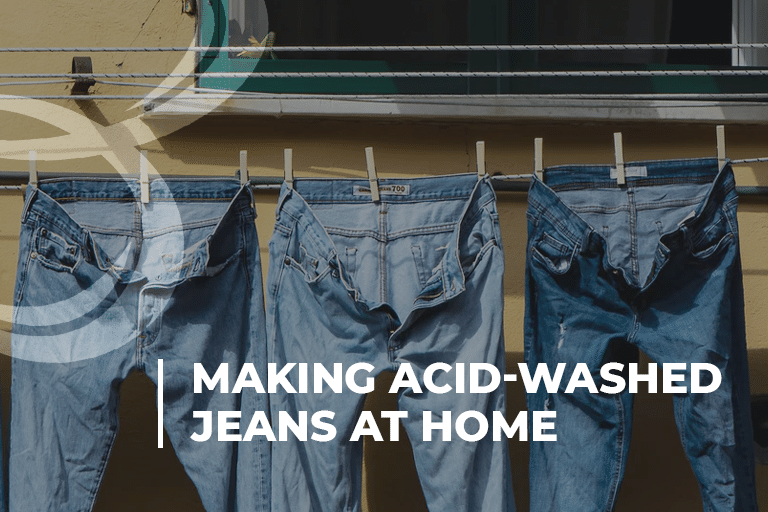 Making Acid-Washed Jeans At Home