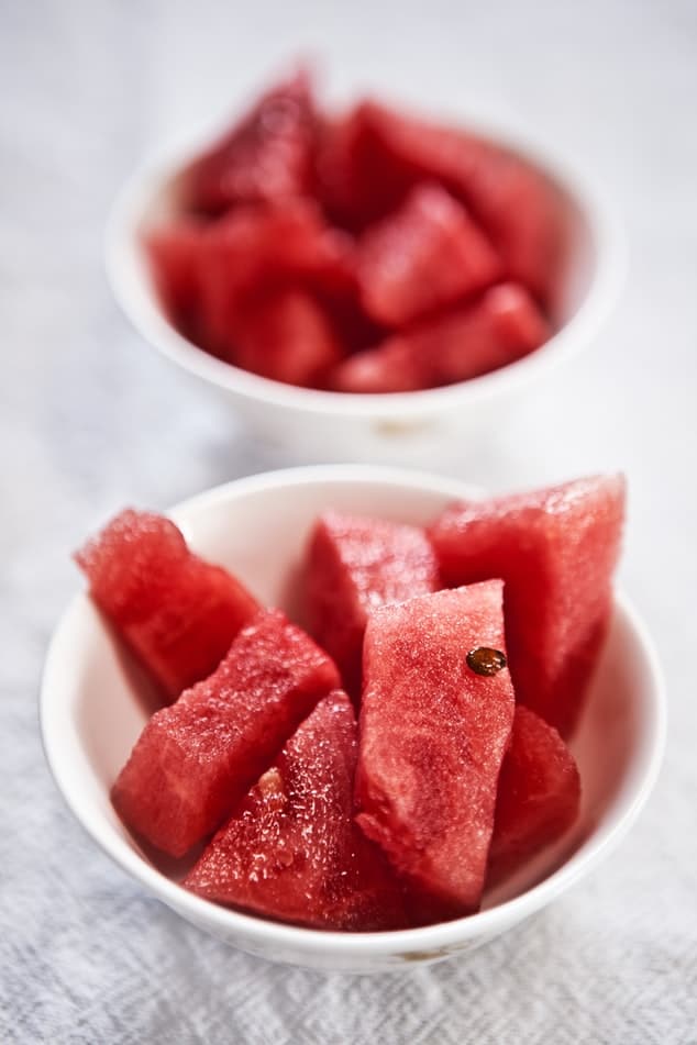 watermelon chunks