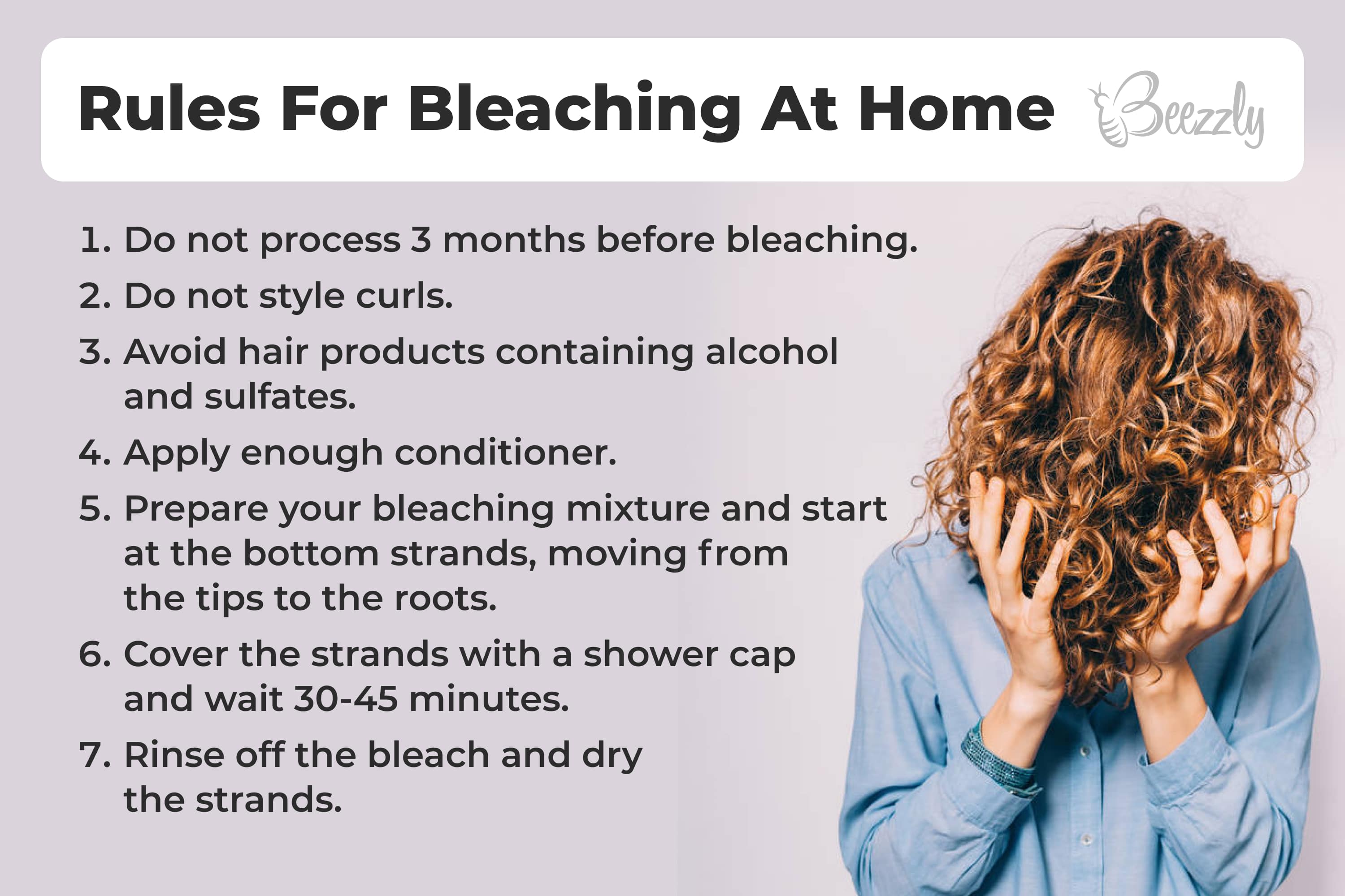 Rules for bleaching at home
