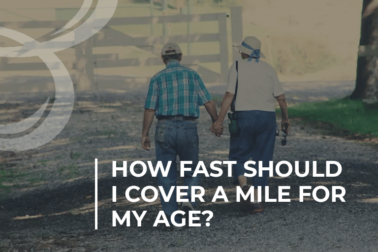 How fast should I cover a mile for my age