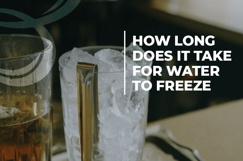 how long does it take for water to freeze