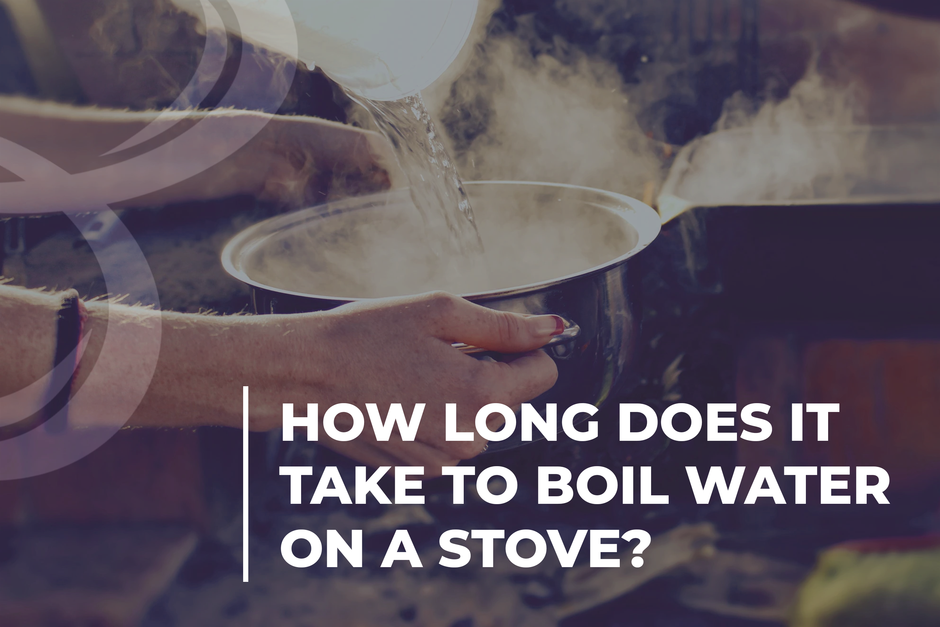 How long does it take to boil water on a stove