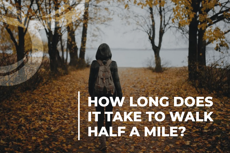 How long does it take to walk half a mile