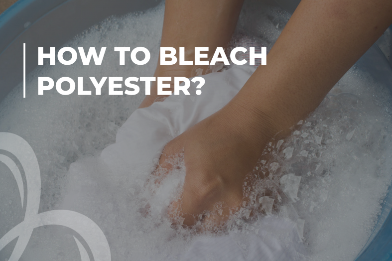 how to bleach a polyester shirt