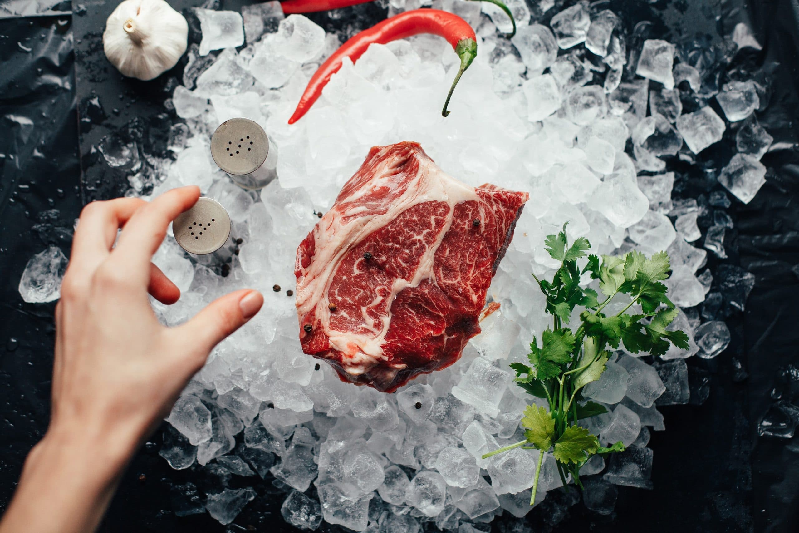 How to Define a freezer burn on steak