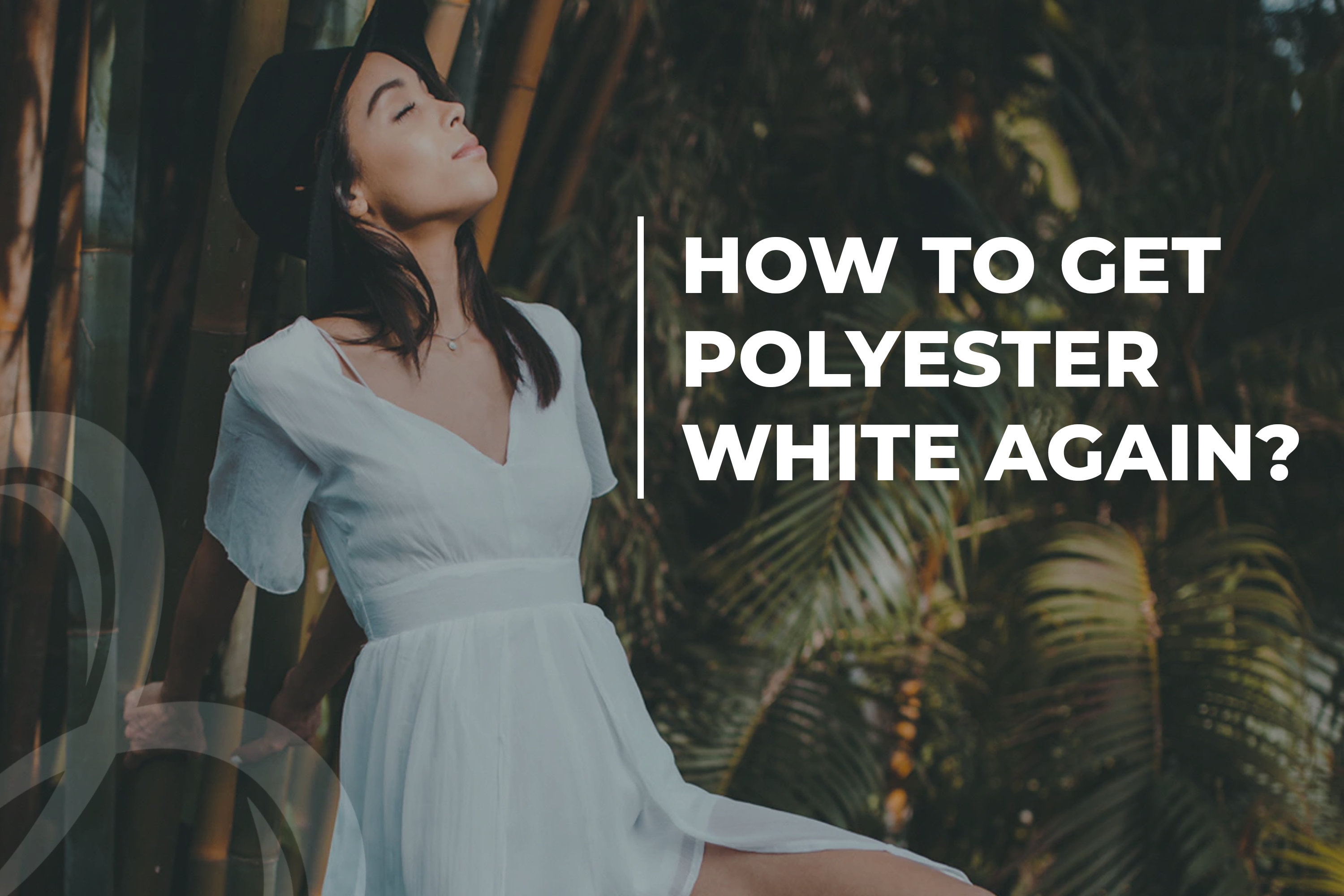 How to get polyester white again
