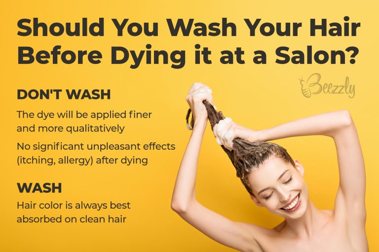 Should I Wash My Hair Before Dying It? | Useful Information - Beezzly