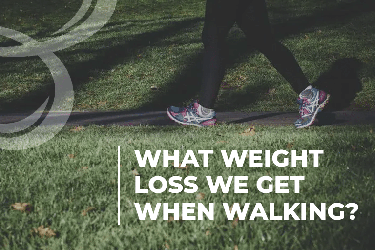 What weight loss we get when walking