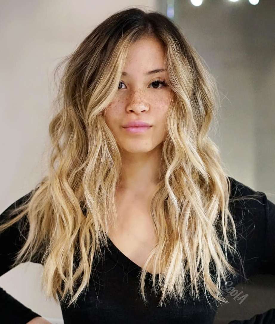 Blonde Ombre Hair In Light Caramel