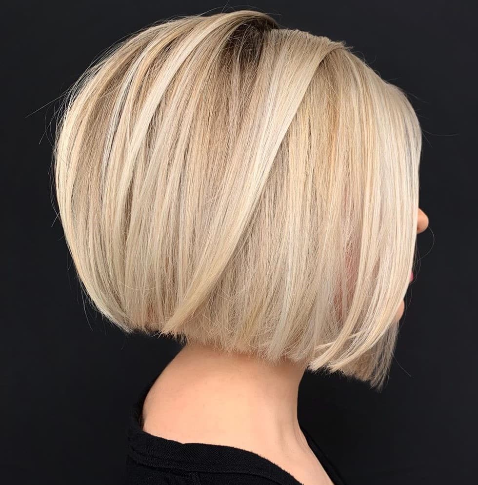 Butter Blonde Bob Hair