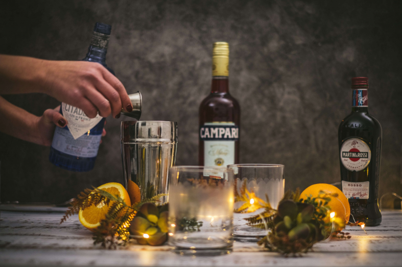 campari bottle
