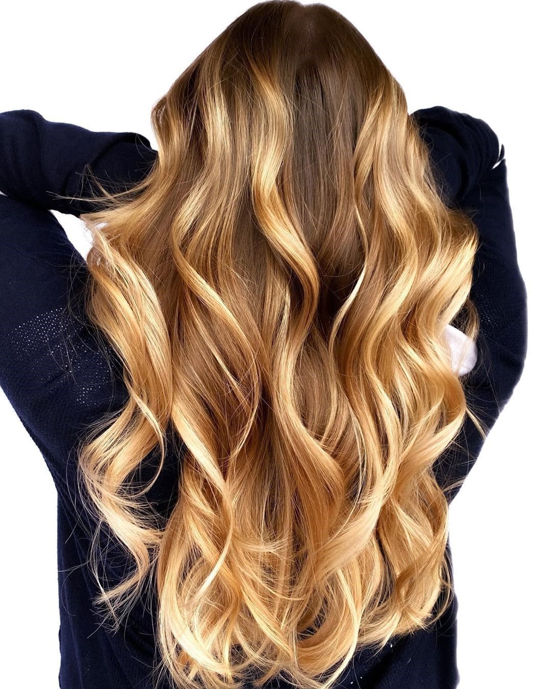 Caramel Balayage Blonde Hair