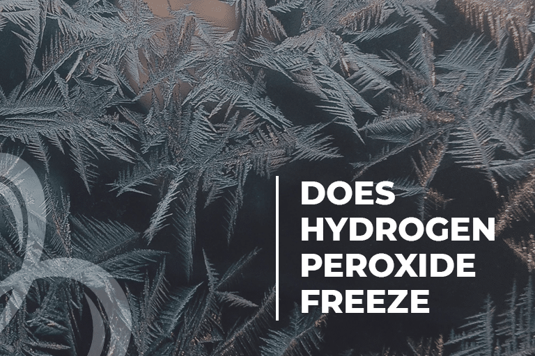 Does hydrogen peroxide freeze