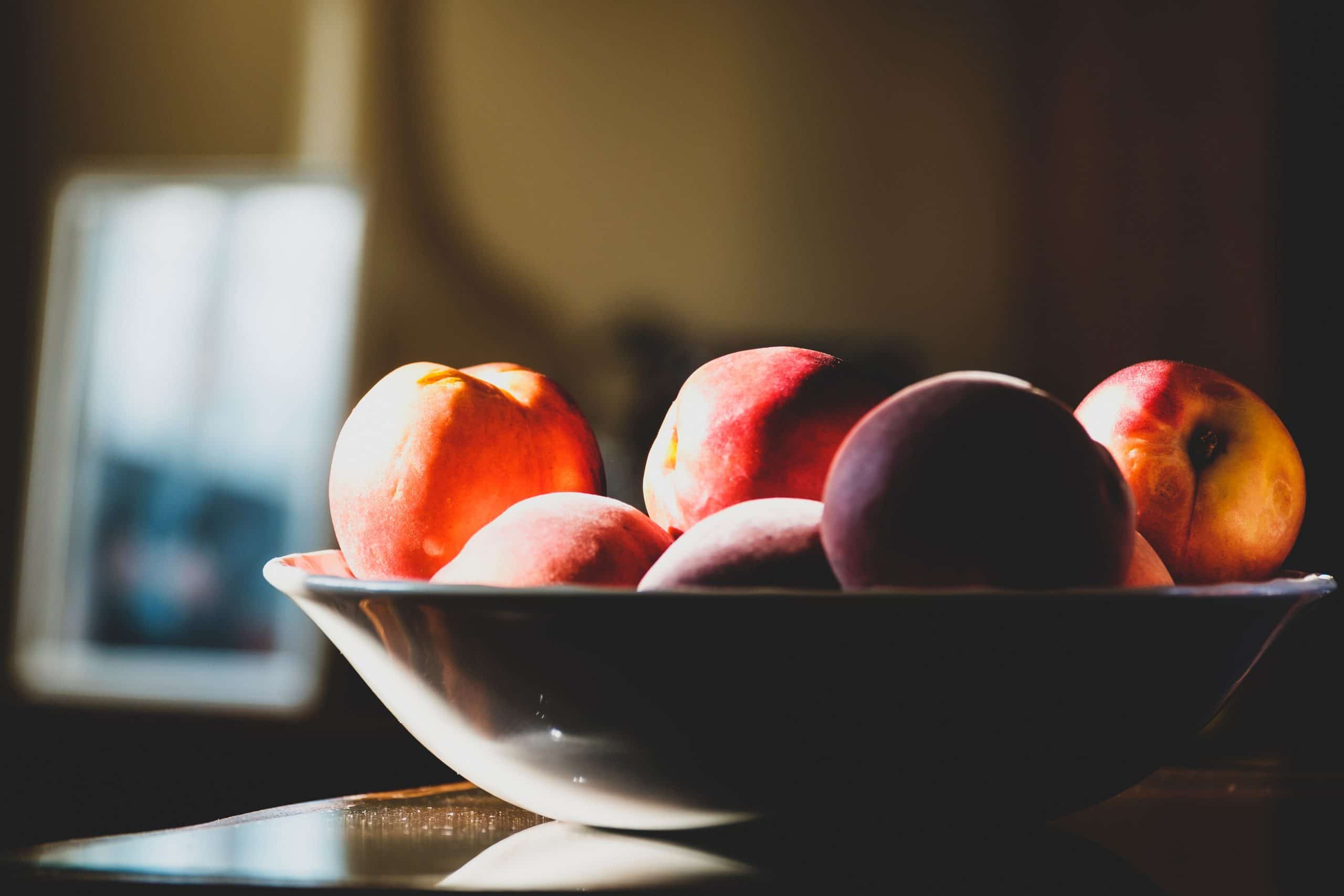 freezing fresh peaches