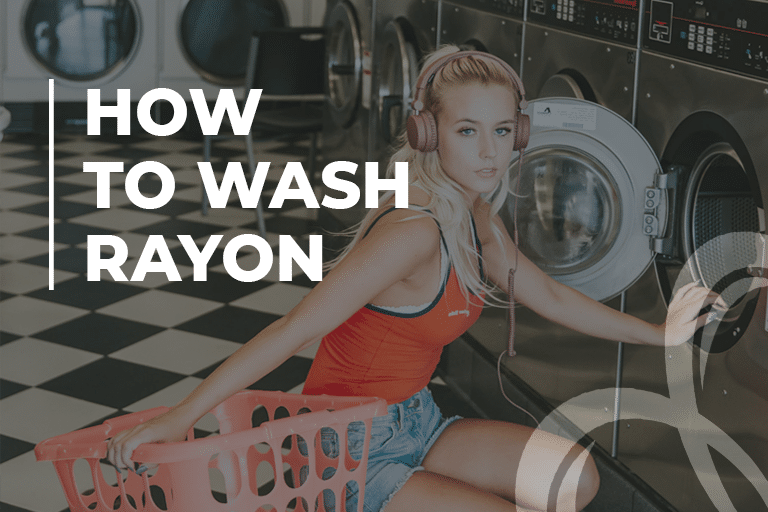 How to wash rayon