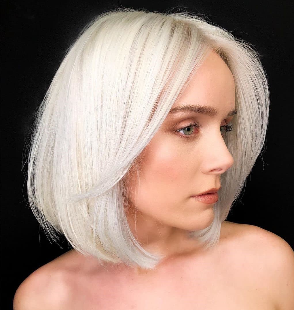 Platinum Bright Blonde Hair