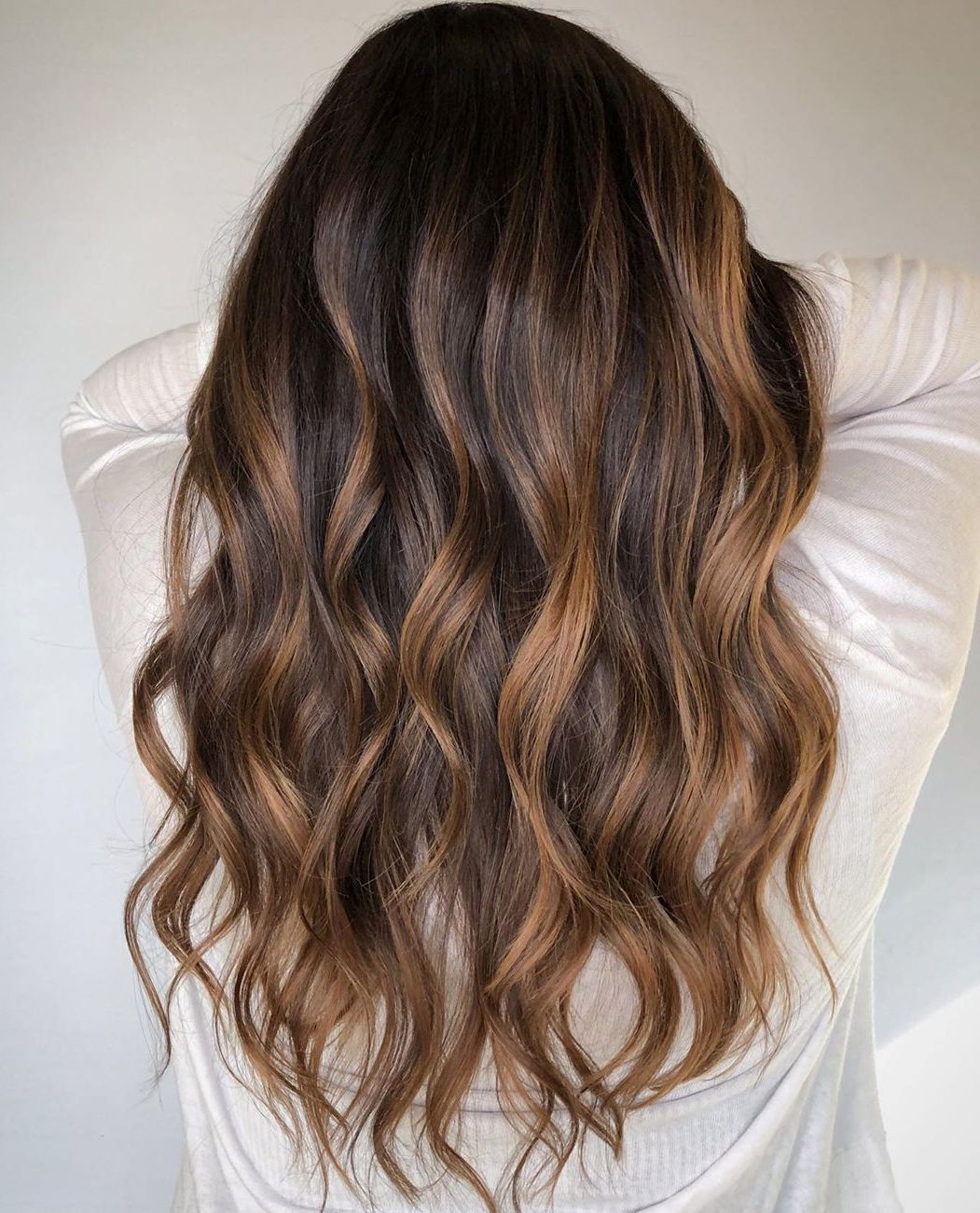 Walnut brown hair color shade