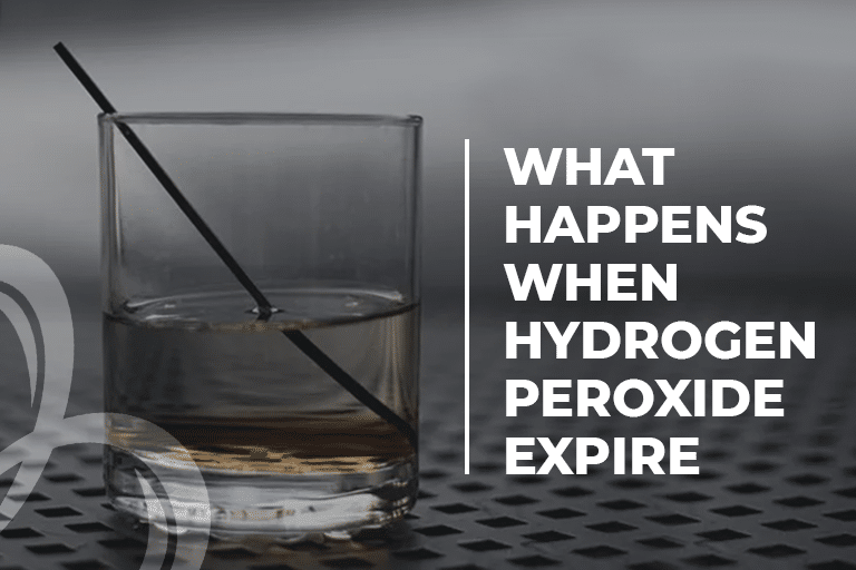 What happens when hydrogen peroxide expire