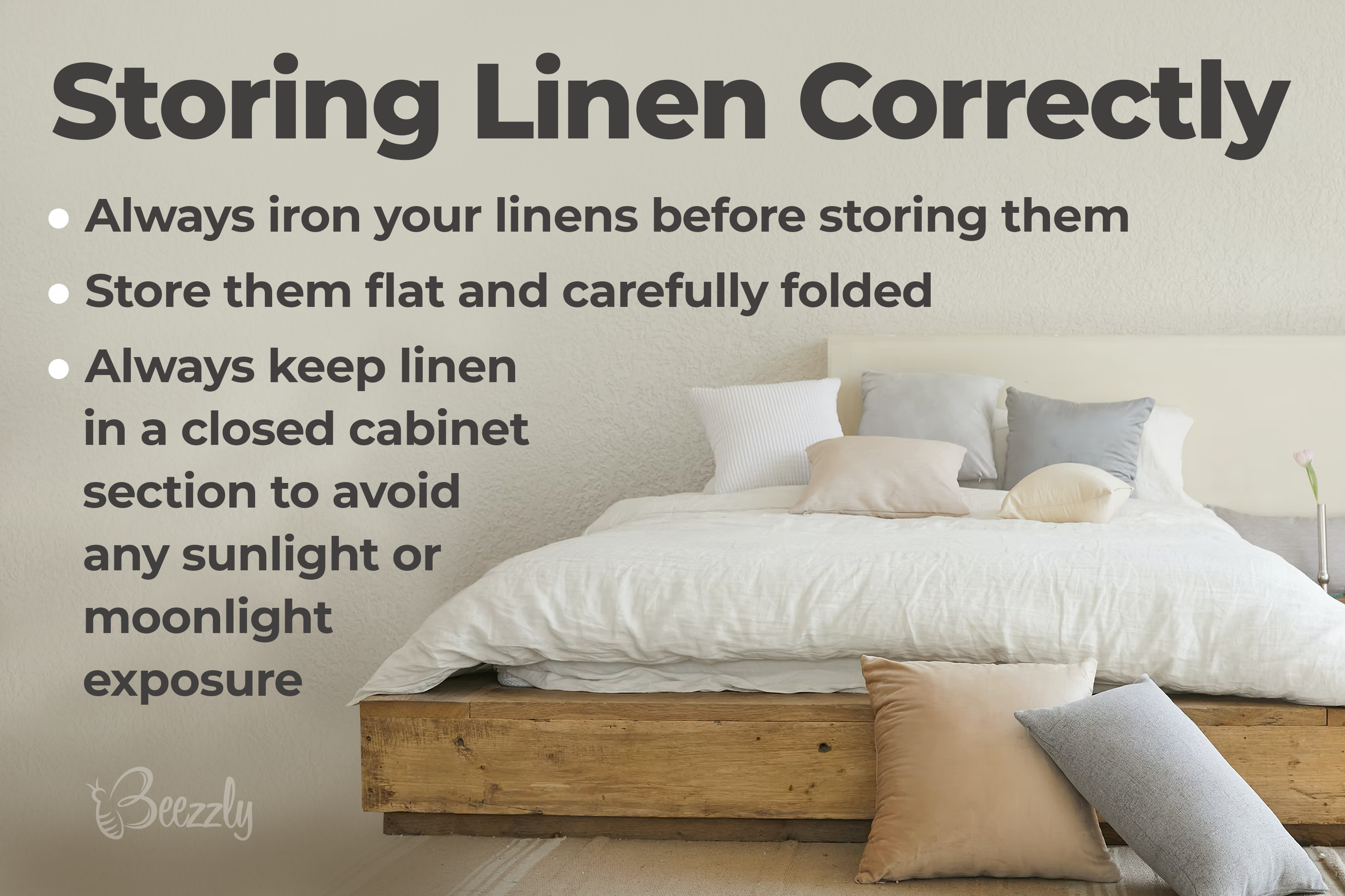 Storing linen correctly