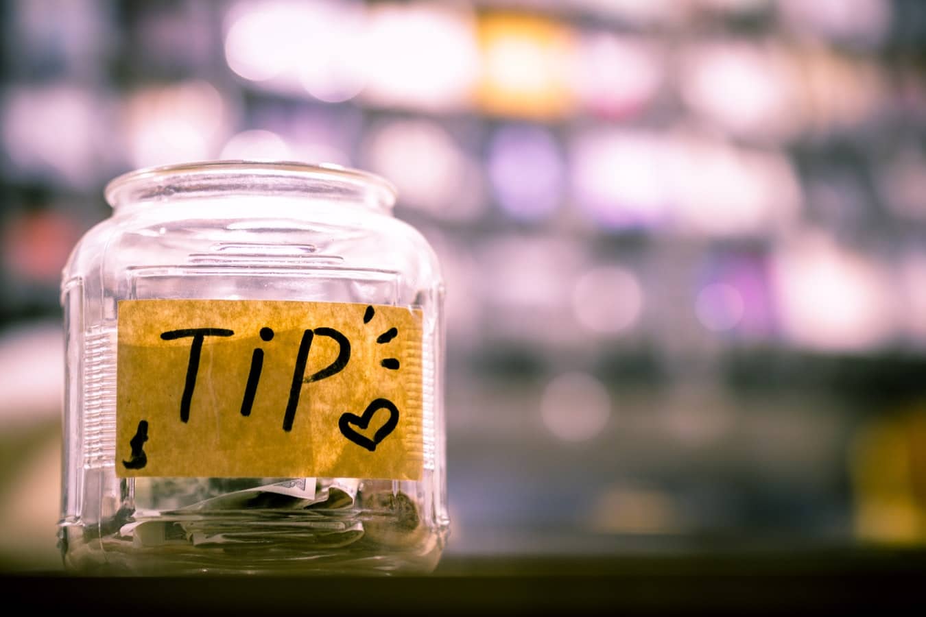 Be generous with tips