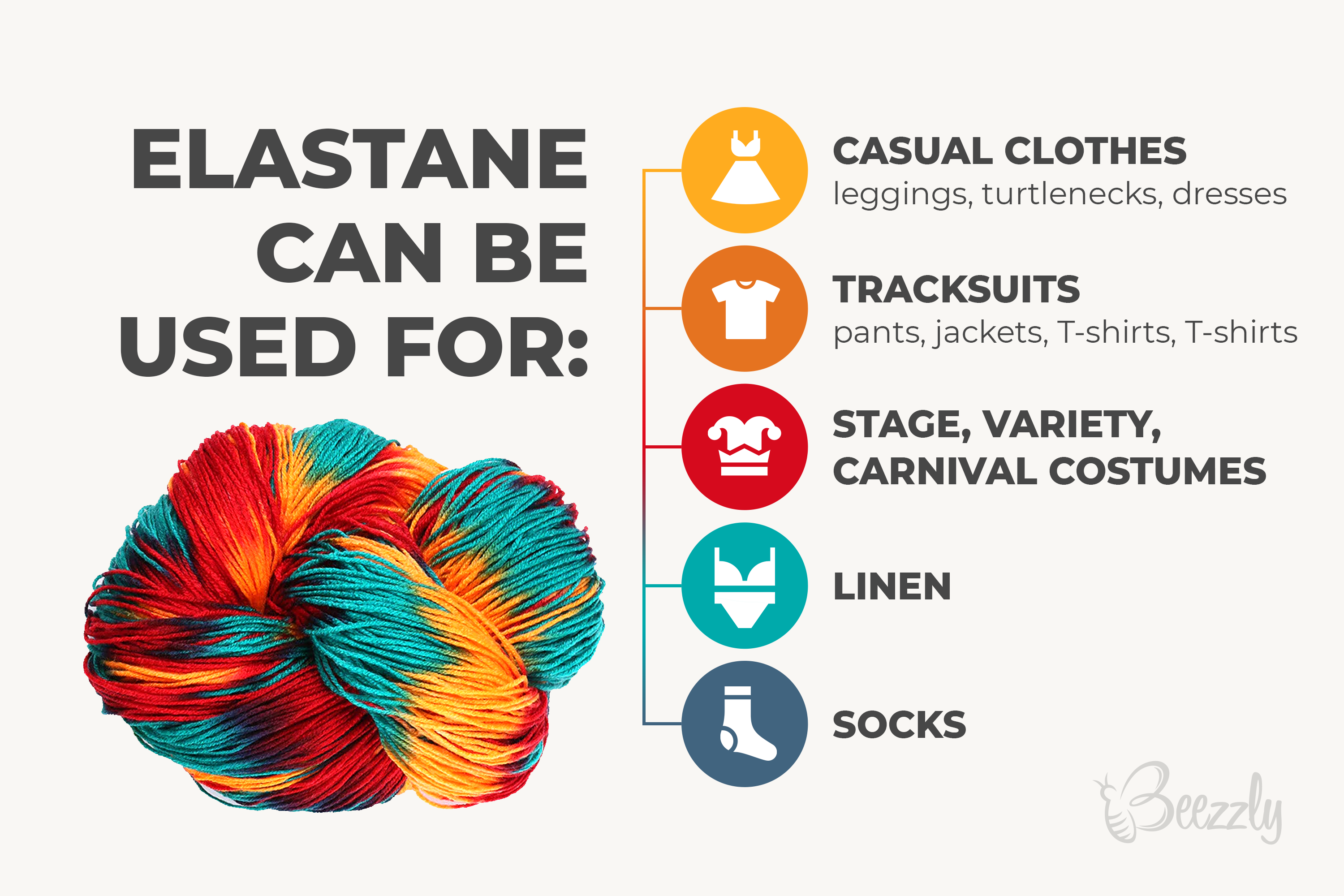 elastane can be used for