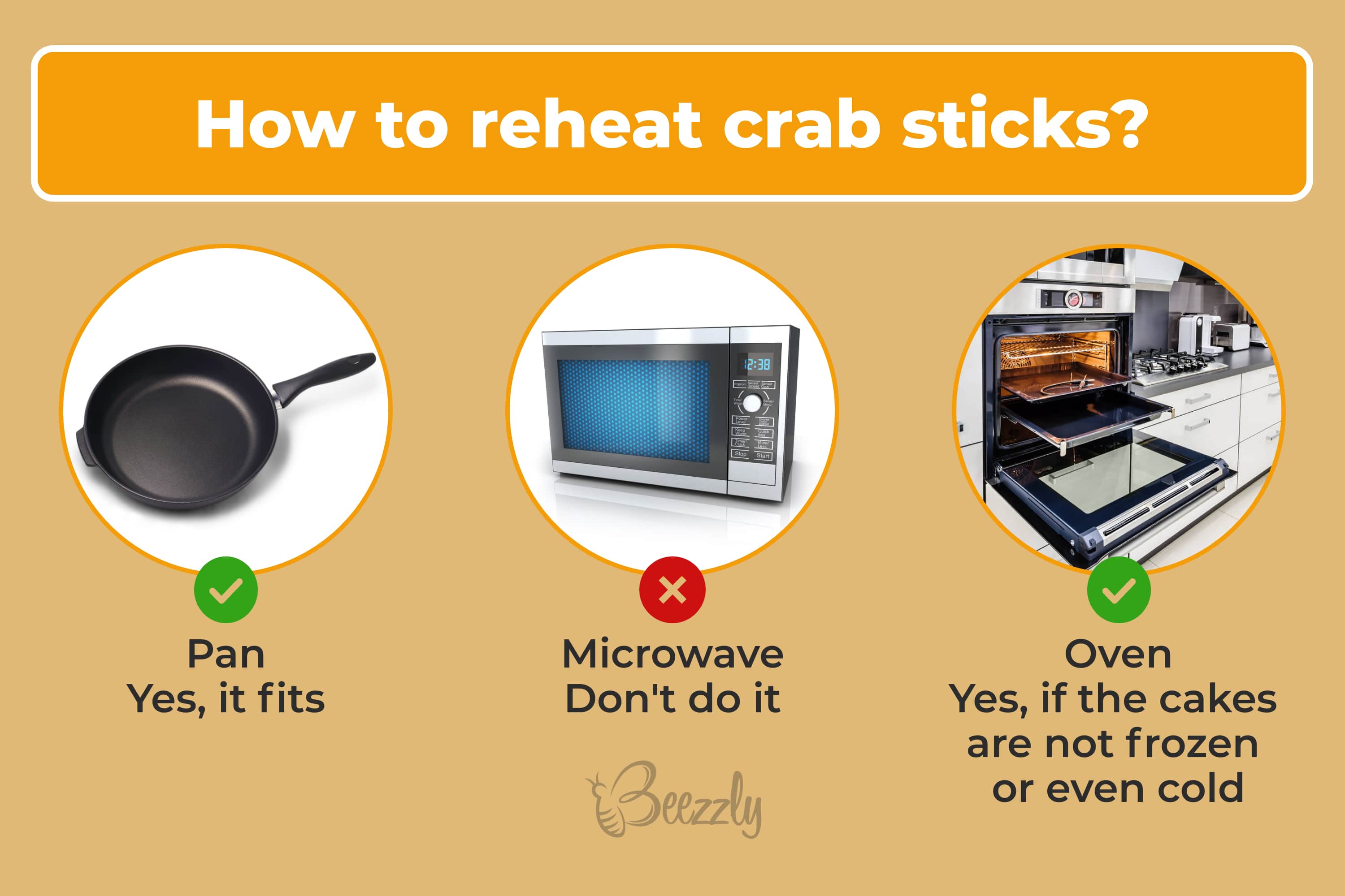How to reheat crab sticks