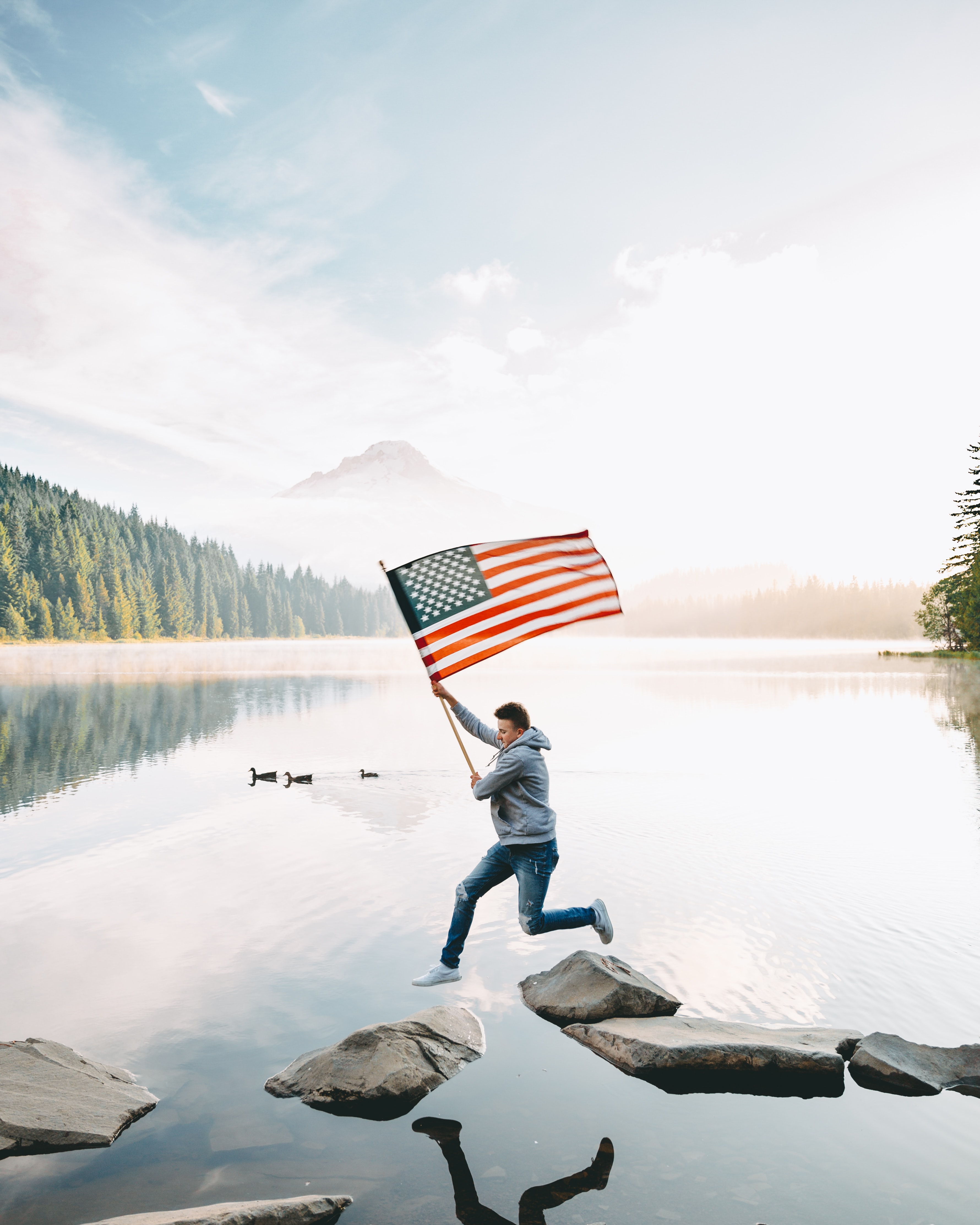 How to Wash a US Flag