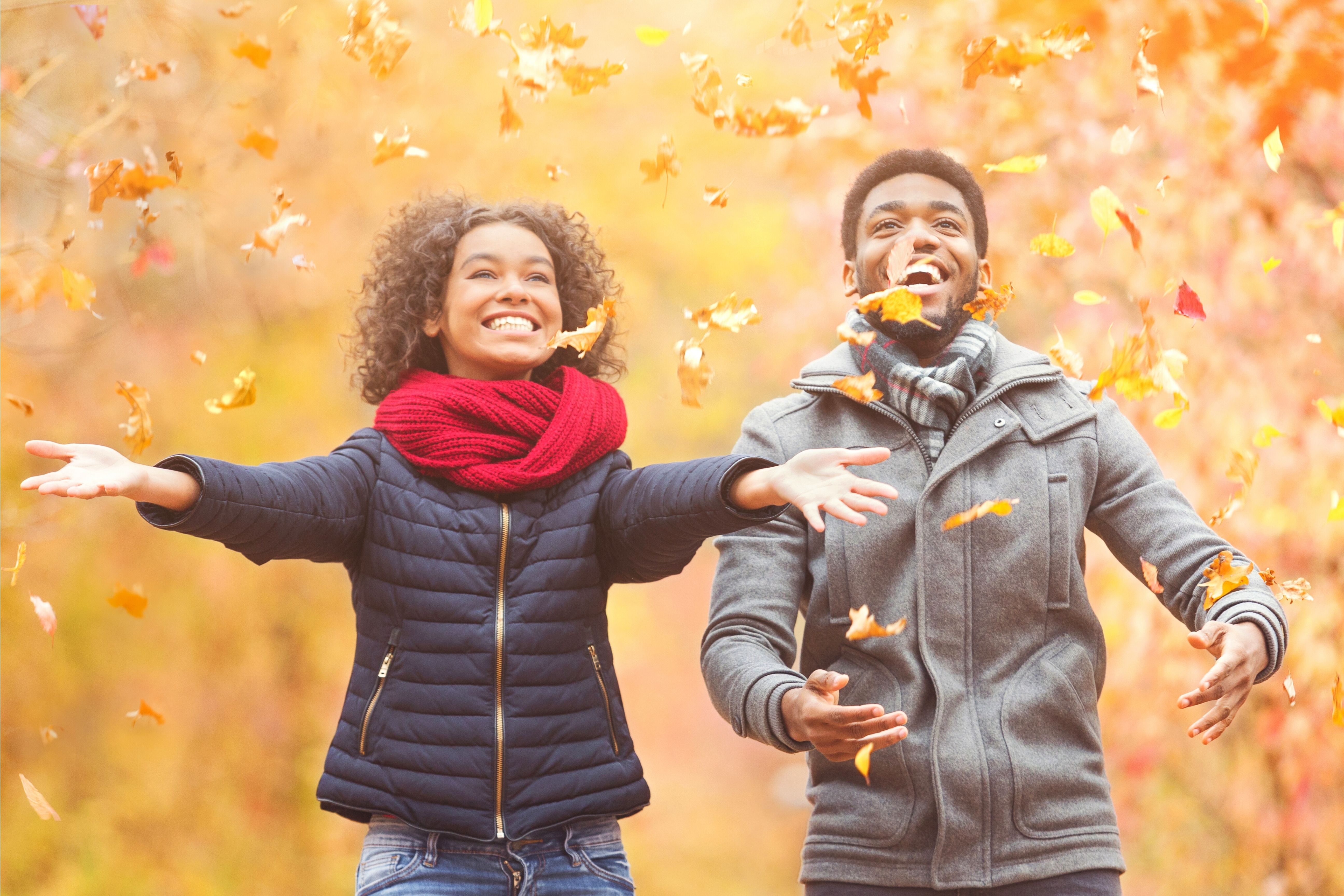 Capture the falling leaves