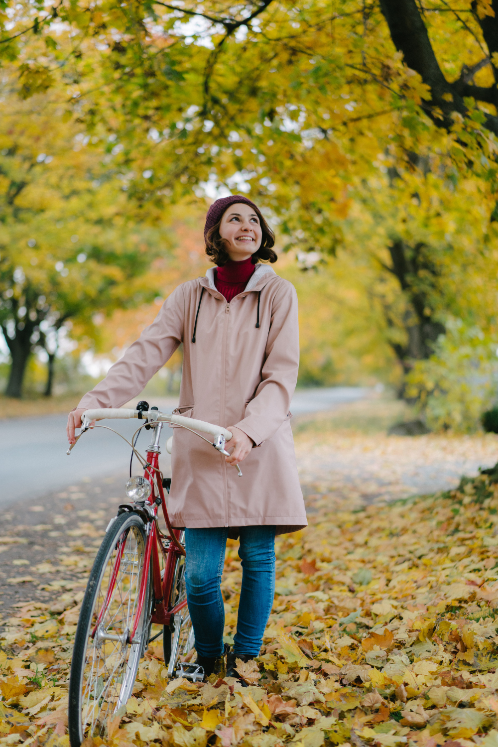 Me, autumn, and bicycle